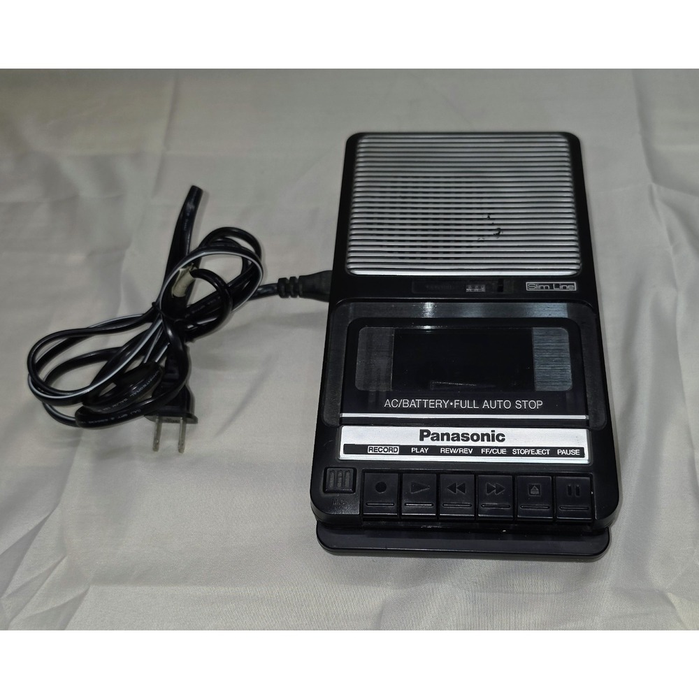 Vintage Panasonic RQ-2102 Portable Cassette Player  Recorder Tested with AC Cord